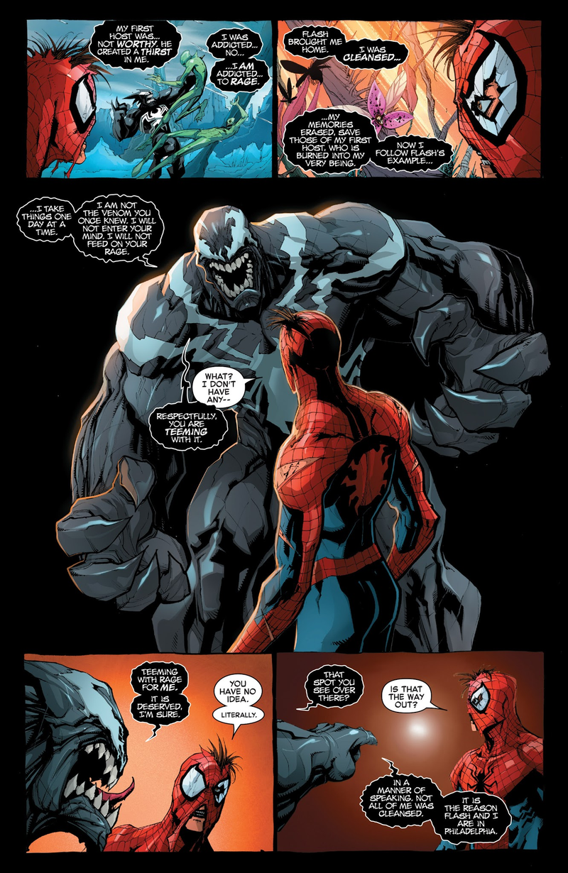 Illustration for article titled Marvel's Venom Comic Is a Disturbing Love Story About Emotional Codependence